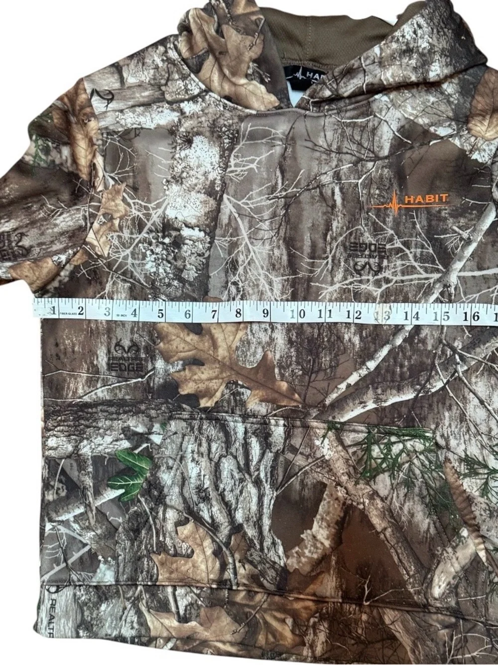 Realtree Habit Kids' Camo Hoodie Sweatshirt - Brown